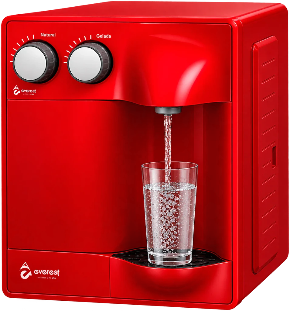 Purificador Slim, vermelho